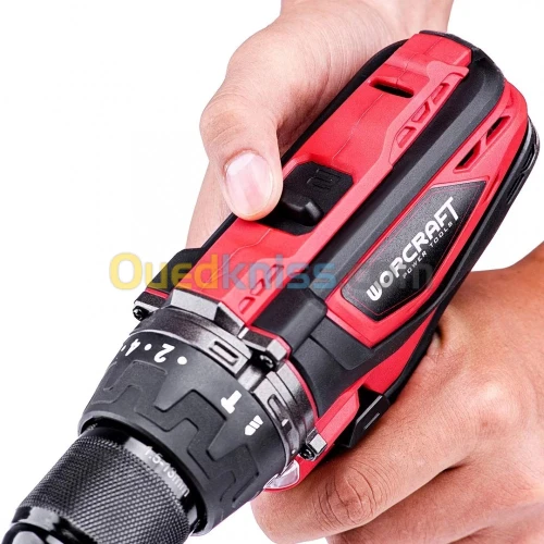 Visseuse et Perceuse à Percussion sans file Worcraft 20V -4A 