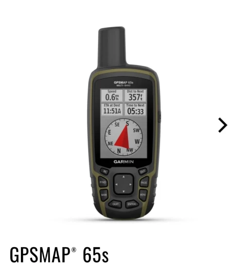 Gps map garmin 65s