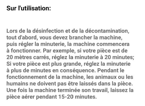 Ozonateur ozone generateur air purificateur ozonizeur 