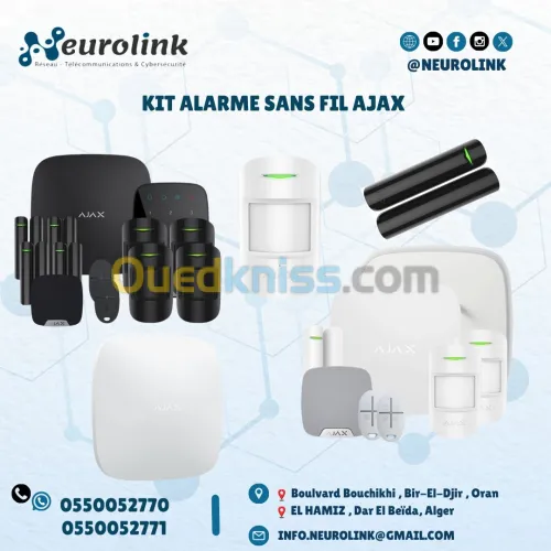 KIT ALARME SANS FIL AJAX 