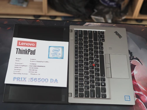 Lenovo ThinkPad T490 s RAM16 GO/256 SSD