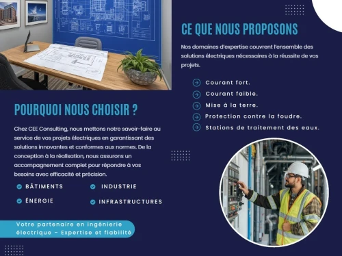 EURL CEE, est une entreprise leader dans les études, l'installation et la mise en service des systèmes électriques BT/MT