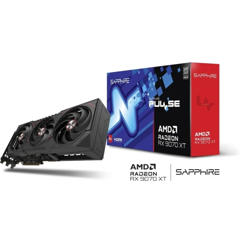 AMD Radeon TM RX 9070 XT OC Edition  16GB GDDR6  Sapphire PULSE AMD Radeon RX 9070 XT GPU