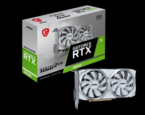 VGA MSI RTX 3050 VENTUS 2X 8GB OC WHITE
