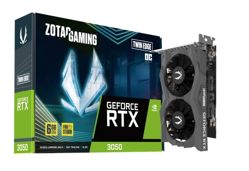 VGA ZOTAC RTX 3050 6GB TWIN EDGE OC (EN VENTE EN CONFIG)