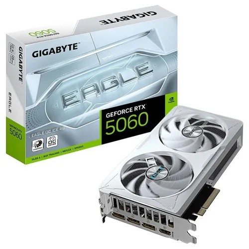 CARTE GRAPHIQUE GIGABYTE RTX 5060 EAGLE ICE OC 8GB