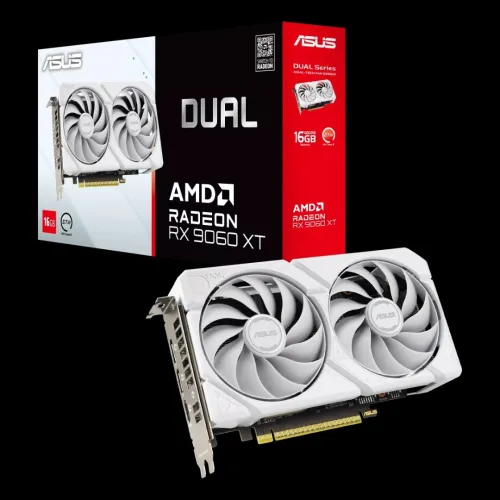 VGA  ASUS DUAL RX 9060 XT 16GB WHITE EDITION (EN VENTE EN CONFIG)