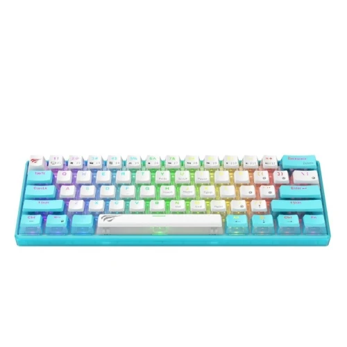 CLAVIER HAVIT KB903L BLUE/WHITE