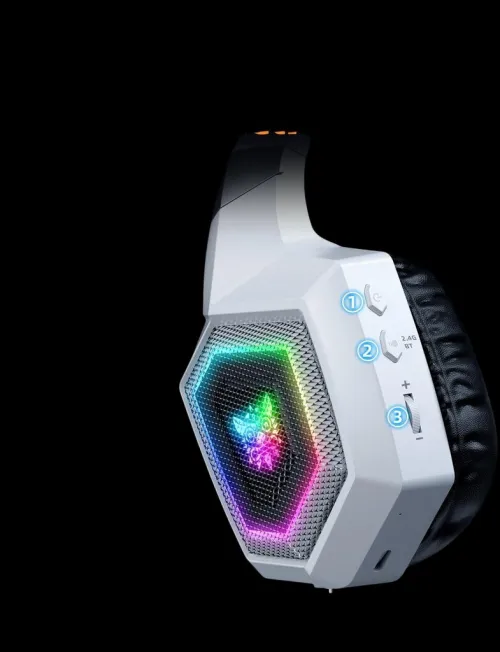 CASQUE ONIKUMA GT806 WHITE WIRELESS