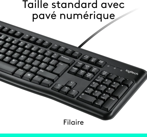 COMBO CLAVIER SOURIS LOGITECH MK120 AVEC FIL