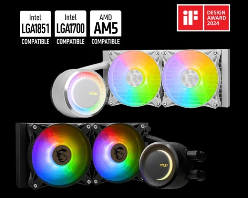 WATERCOOLING MSI MAG CORELIQUID E240 WHITE