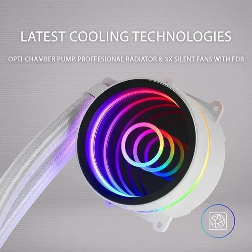 WATERCOOLING MARS GAMING ML-ONE 360 WHITE
