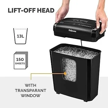 DESTRUCTEUR FELLOWES POWERSHRED 6M 13 LITRE