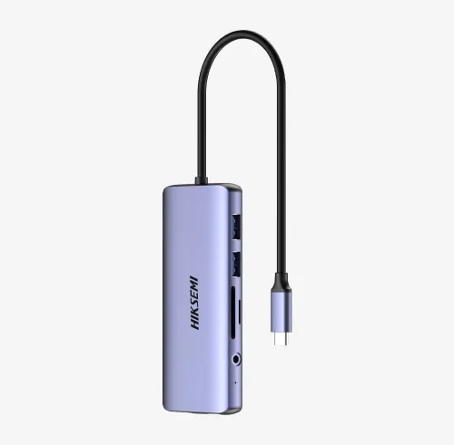 HUB HIKVISION TYPE-C 11EN1 ( HDMI/VGA/SD/TF/USB3.0/USB 2.0/AUD)