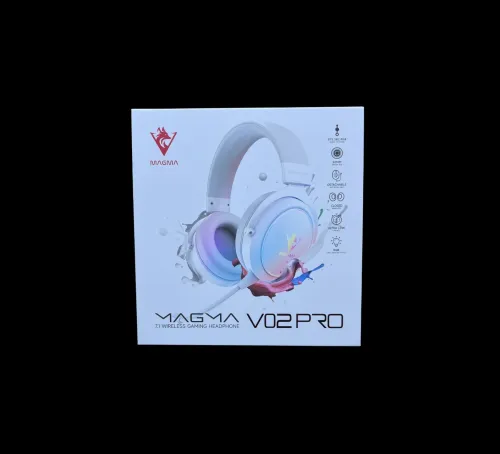 CASQUE GAMER SANS FIL MAGMA VALIVOX V02 PRO 7.1 RGB WHITE