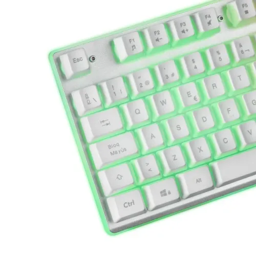 CLAVIER MARS GAMING MK220 H-MECH WHITE