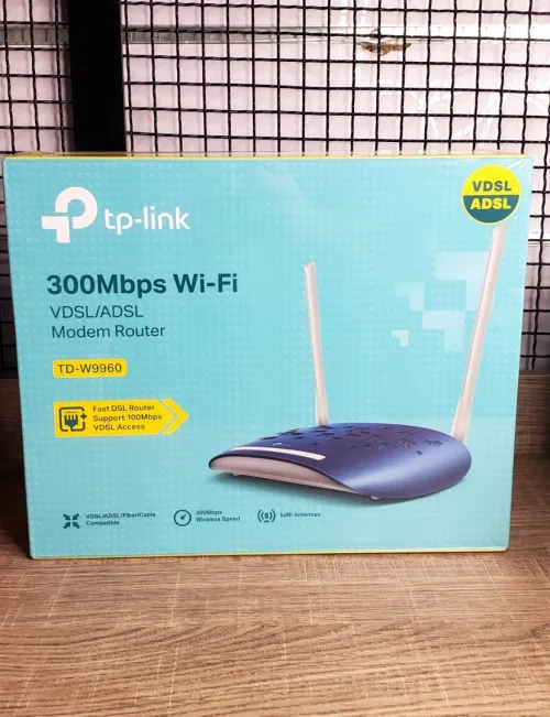 MODEM ROUTEUR TP LINK TD W9960 ADSL/VDSL 300 MBPS