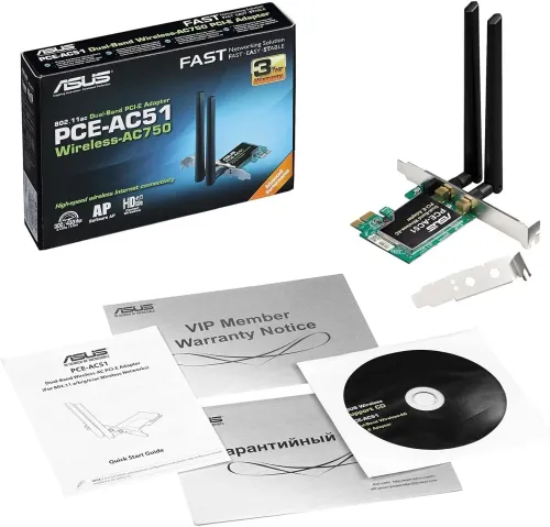 PCI EXPRESS ASUS AC51 AC750