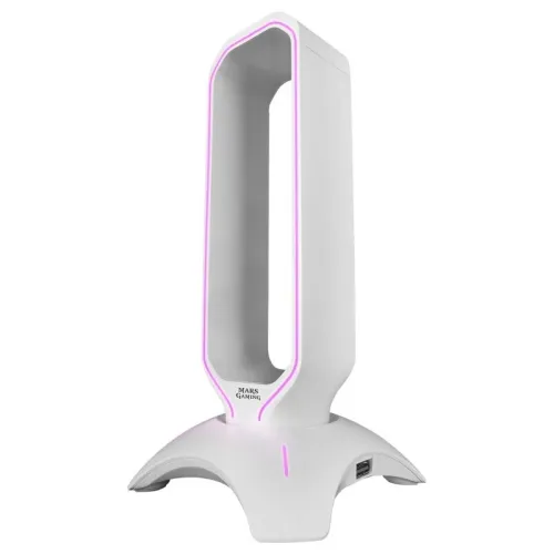 SUPPORT CASQUE MARS GAMING MHHX WHITE