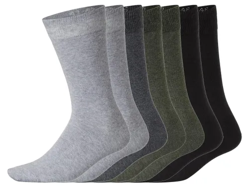 Esmara Pack de 07 Paires de Chaussettes Homme, Élégance, Divers Colories , Produit d'Origine