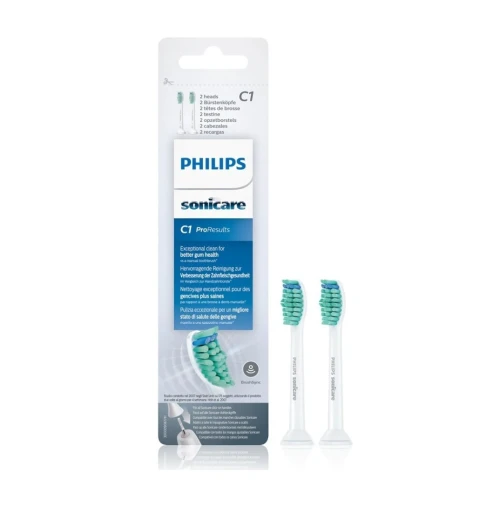 Philips 02 Recharges Têtes de Brosse à Dents Électrique, Sonicare, Produit d'Origine