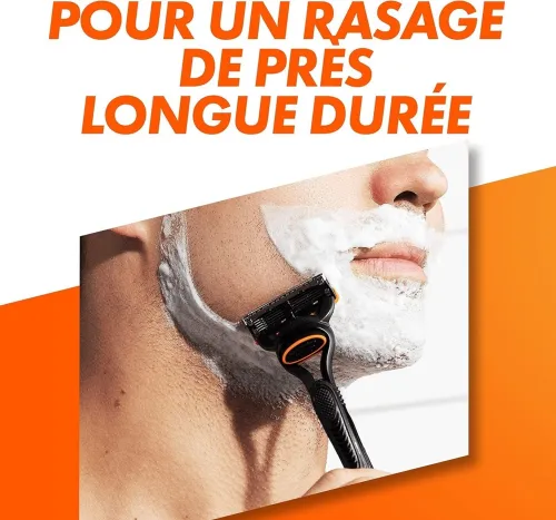 Gillette Pack Rasoir Homme Fusion 5 Lames + 02 Recharges, Produit Original