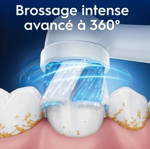 Oral B 02 Recharges Têtes de Brosse à Dents Électrique, IO Ultimate Clean 360, Produit d'Origine
