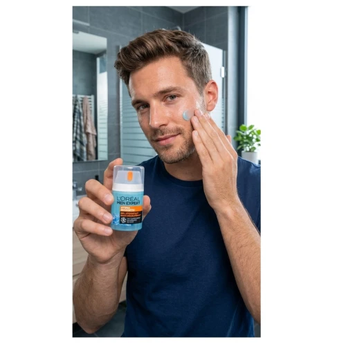 01 Soin L'Oréal Men Expert au Choix / Hydra Energetic / Magnésium Défense / Stop Rides / Anti Fatigues, Soin Hydratant 24h, 50 ml, Produit d'Origine