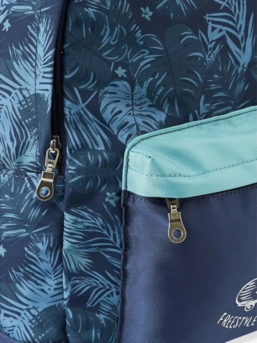 Vertbaudet Sac À Dos Enfant Motif Exotique, Bleu Canard, produit Original