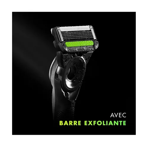Gillette Labs Rasoir pour Homme à 5 Lames, Barre Exfoliante, Produit d'Origine