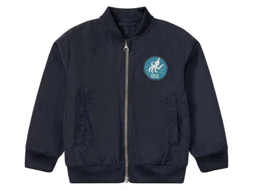 Lupilu Blouson Bomber Garçon , Les Petits Aventuriers, Bleu, Produit d'Origine