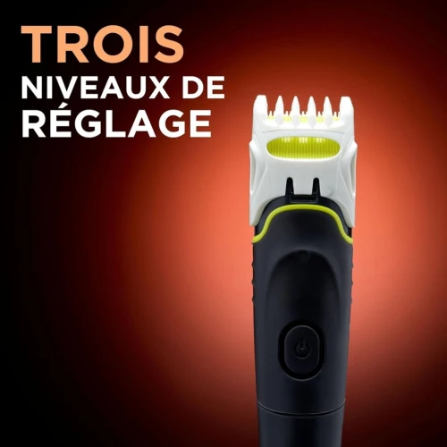 Rasoir et Tondeuse Electrique Wilkinson 2 en 1, Visage et Corps, Sword Hydro , Produit d'Origine