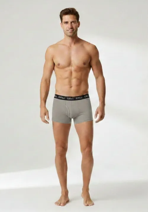 Tex Pack de 04 Boxers Homme  Chill, Produit Original, Vert, Kaki, Bleu, Noir & Gris