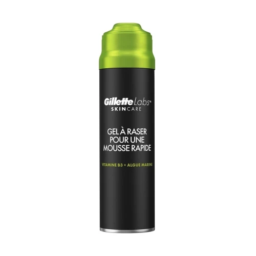 Gillette Labs Gel À Raser à Mousse Rapide, Skin Care, 198 Ml , Produit d'Origine