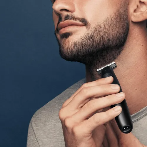 Pack 01 Tondeuse à Barbe Sans Fil 3 Sabot, Gillette King Styler Master + 01 Lame de Rechange, Produit d'Origine