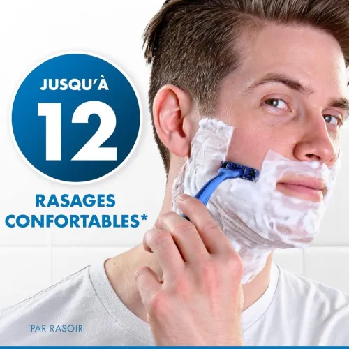 Pack de 06 Rasoirs Jetables Homme Gillette Sensor 3 Comfort  Avec Bande Lubrifiante Produit Original