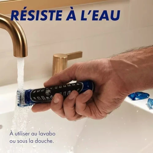 Gillette Tondeuse Électrique  de Précision, Corps et Barbe 4 en 1,Rasoir & Sculpteuse, Lame ProGlide + 3 Sabots, Produit Original