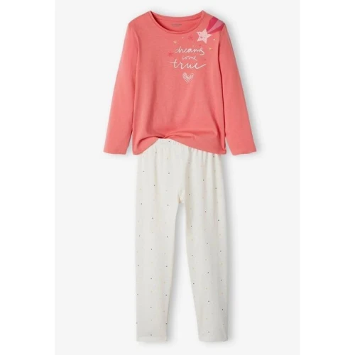 Vertbaudet Pack de 2 Pyjamas Fille &ndash; La Petite Licorne - Gris