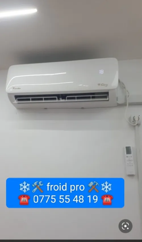 Installation climatiseur et tirage de vide