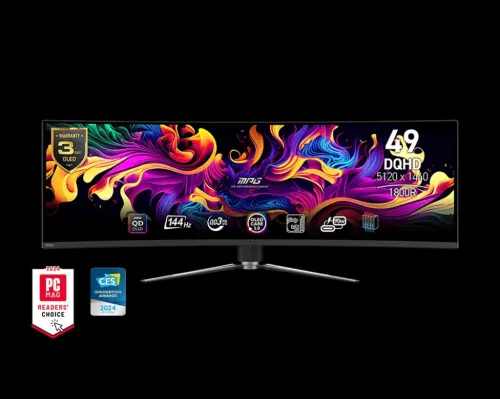Ecran Gaming Incurvé MSI MPG 491CQP QD-OLED 49" Dual 144Hz