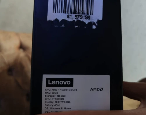 Lenovo legion 5pro Ryzen 7 6800h 3070 ti