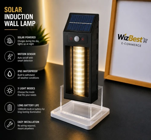 Lampe Solaire a Induction