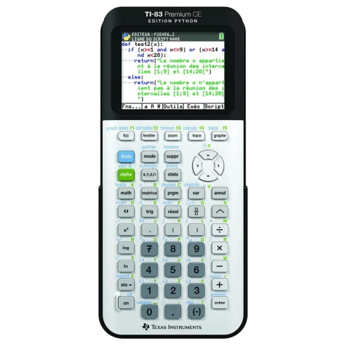 Calculatrice TEXAS TI-83 PREMIUM CE ÉDITION PYTHON