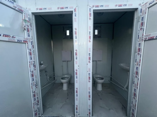 Chalet Cabine sanitaires 2 sièges toilettes (2WC) 2x1.5