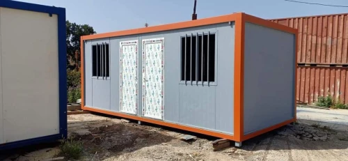 Cabine préfabriqués 3x6 02 chambres avec WC