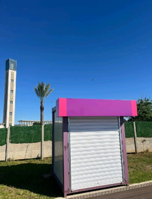 Kiosque commercial streetfooden Alucobonde 2.5/2