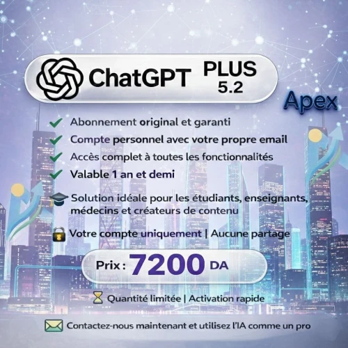 ChatGPT-Pro 5.2 1 ans