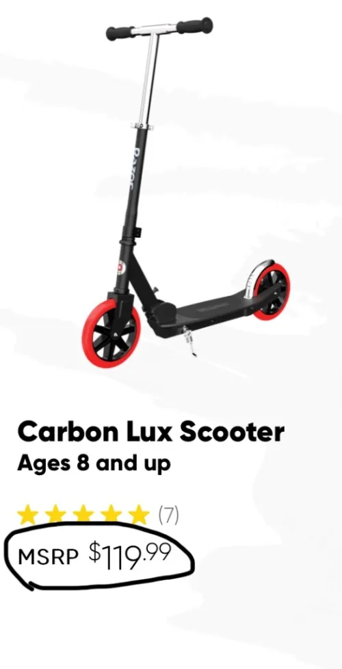 Trottinette non électrique allemand avec un prix introuvable 