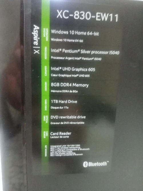 Acer mini unité 