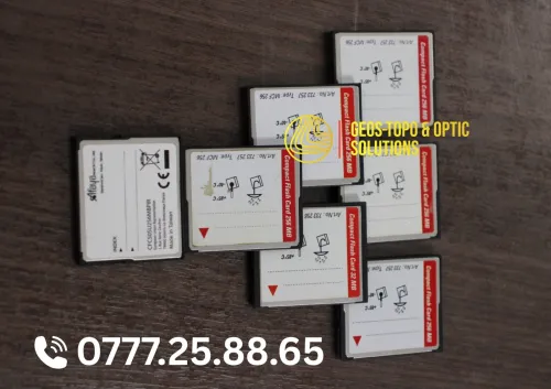 Cartes mémoire CompactFlash pour Leica TPS1200 et équipements topographiques